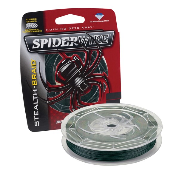 Spiderwire Stealth Braid Moss Green 6-pound 500 Yards
