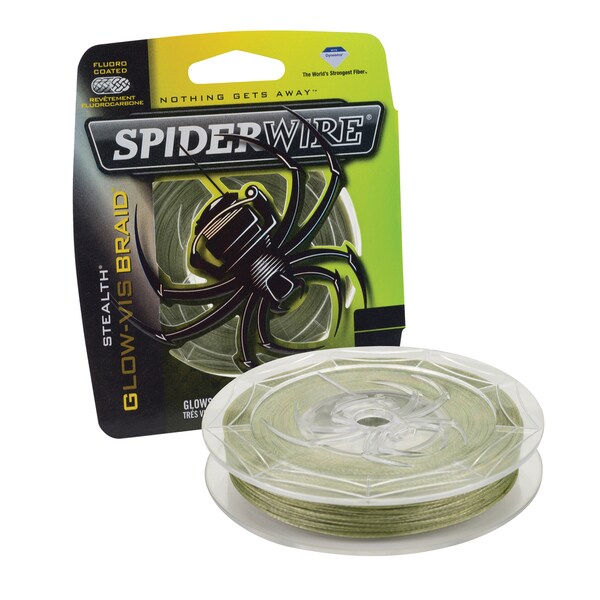 Spiderwire Stealth Braid Glow-Vis 6-pound 300 Yards