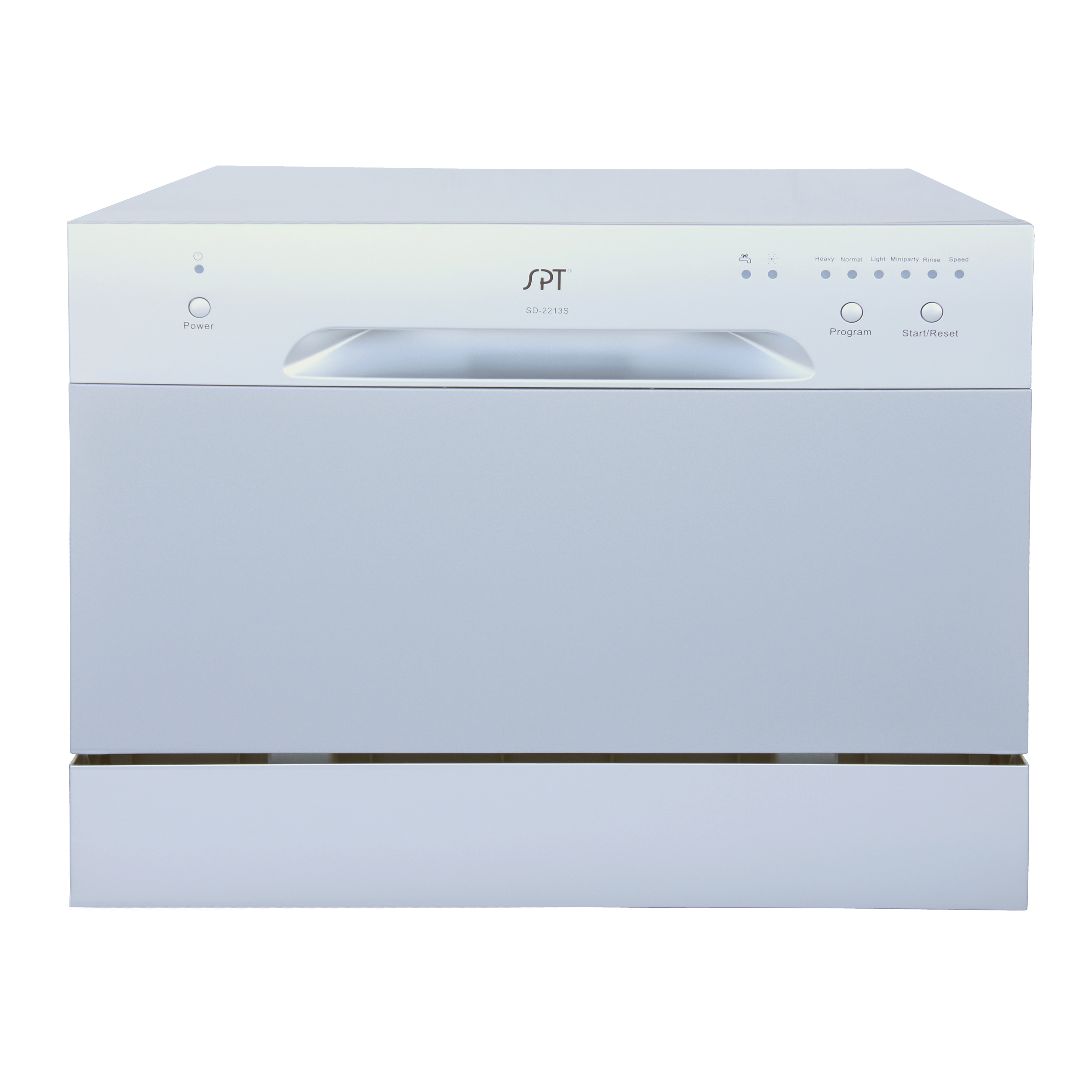 Spt 6 Place Setting Silver Countertop Dishwasher Silver