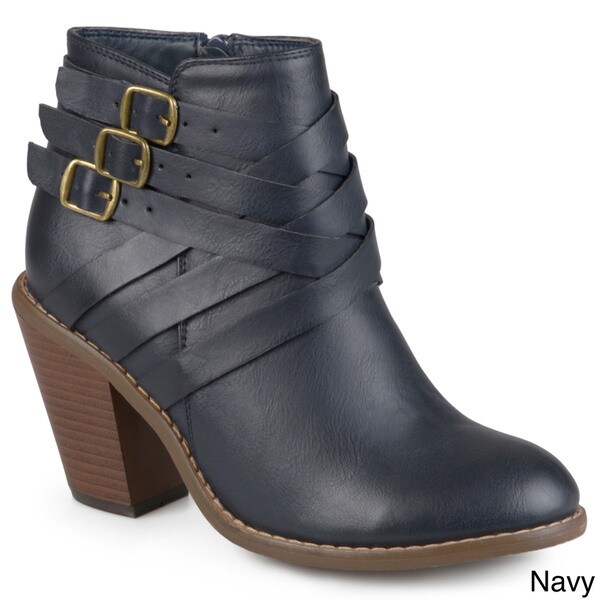 navy blue wide width boots