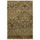 preview thumbnail 1 of 4, Nourison Contour Copper Bronze Gold Oversized Damask Hand-tufted Area Rug 7'3" x 9'3" - Brown - Rectangle