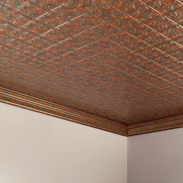 Fasade Easy Installation Traditional 2 Copper Fantasy Glue Up