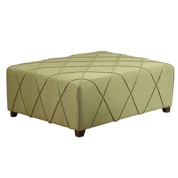 Shop Alyssa Fabric Cocktail Ottoman With 4 Matching Pillows Free
