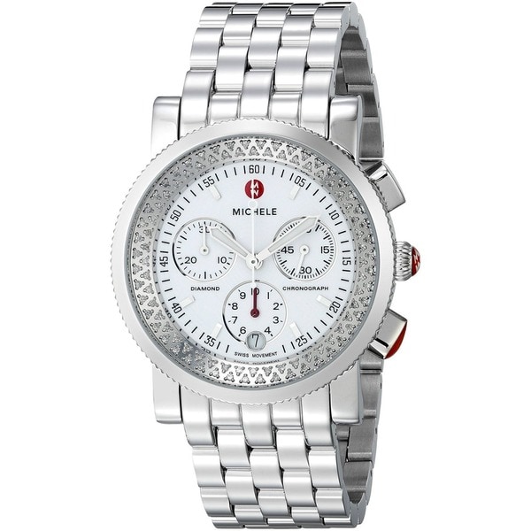 michele women's sport sail bracelet watch 38mm