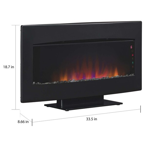 ClassicFlame 34HF600GRA Serendipity 34-inch Wall Mounted Electric
