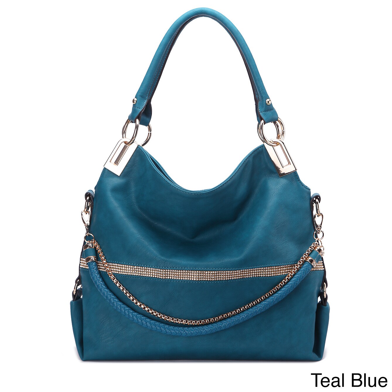 teal colored handbags