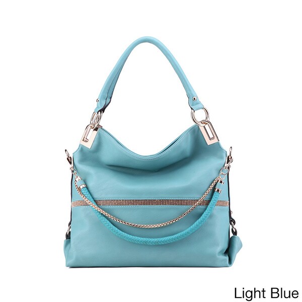 teal colored handbags