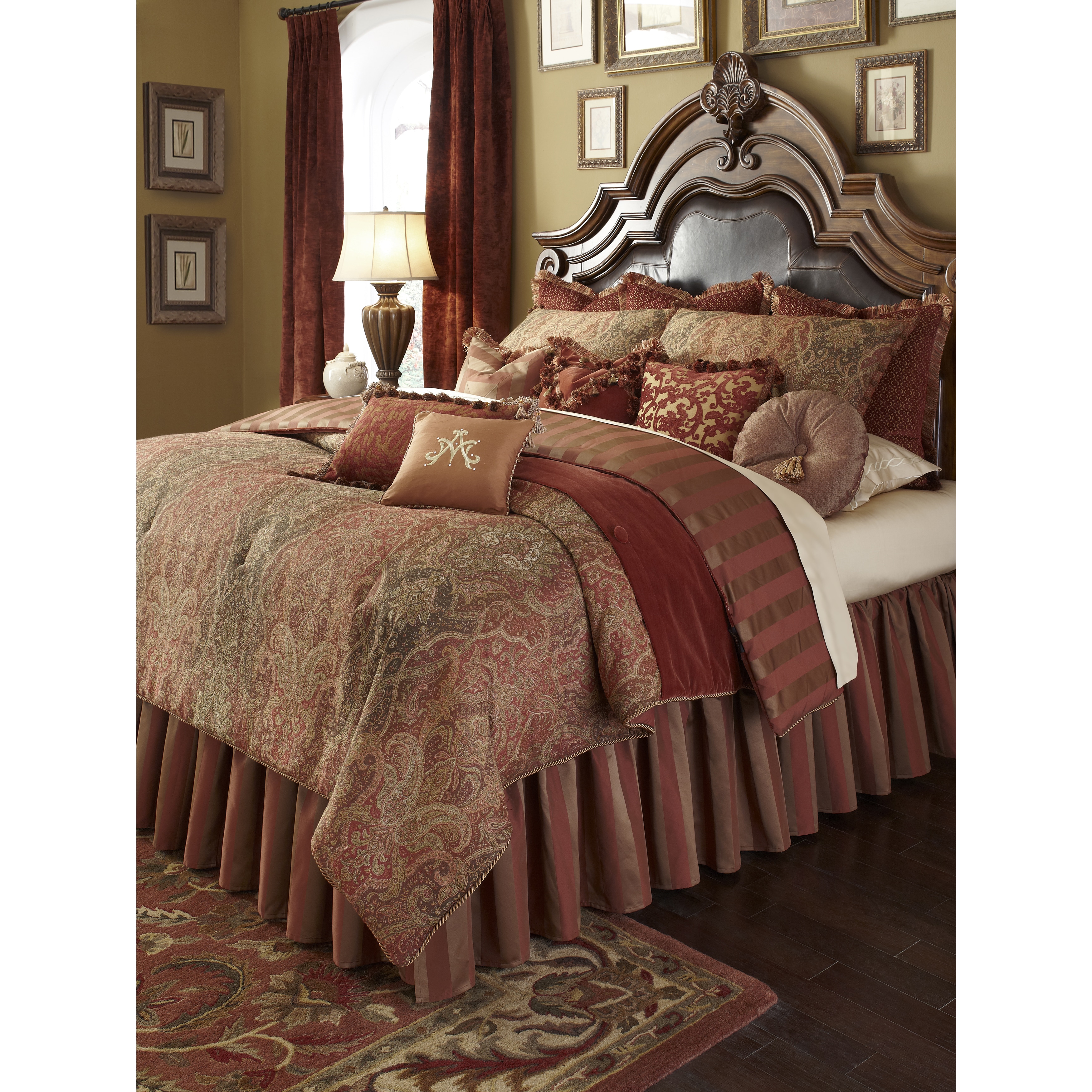 Shop Michael Amini Woodside Park 13 Piece Comforter Set Free