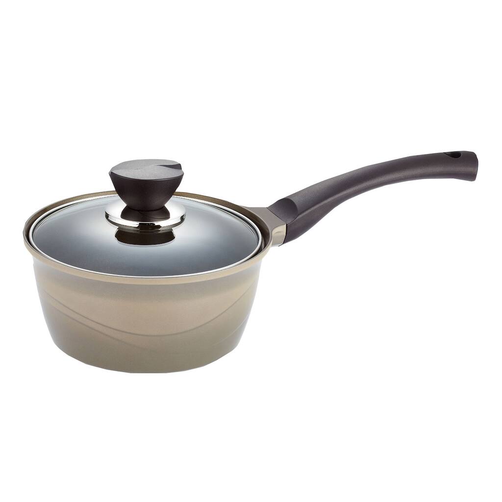 Della Ceramic Coated Non-stick 1.7-quart Sauce Pan