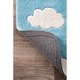 preview thumbnail 18 of 22, Nuloom Handmade Modern Clouds Pattern Kids Area Rug