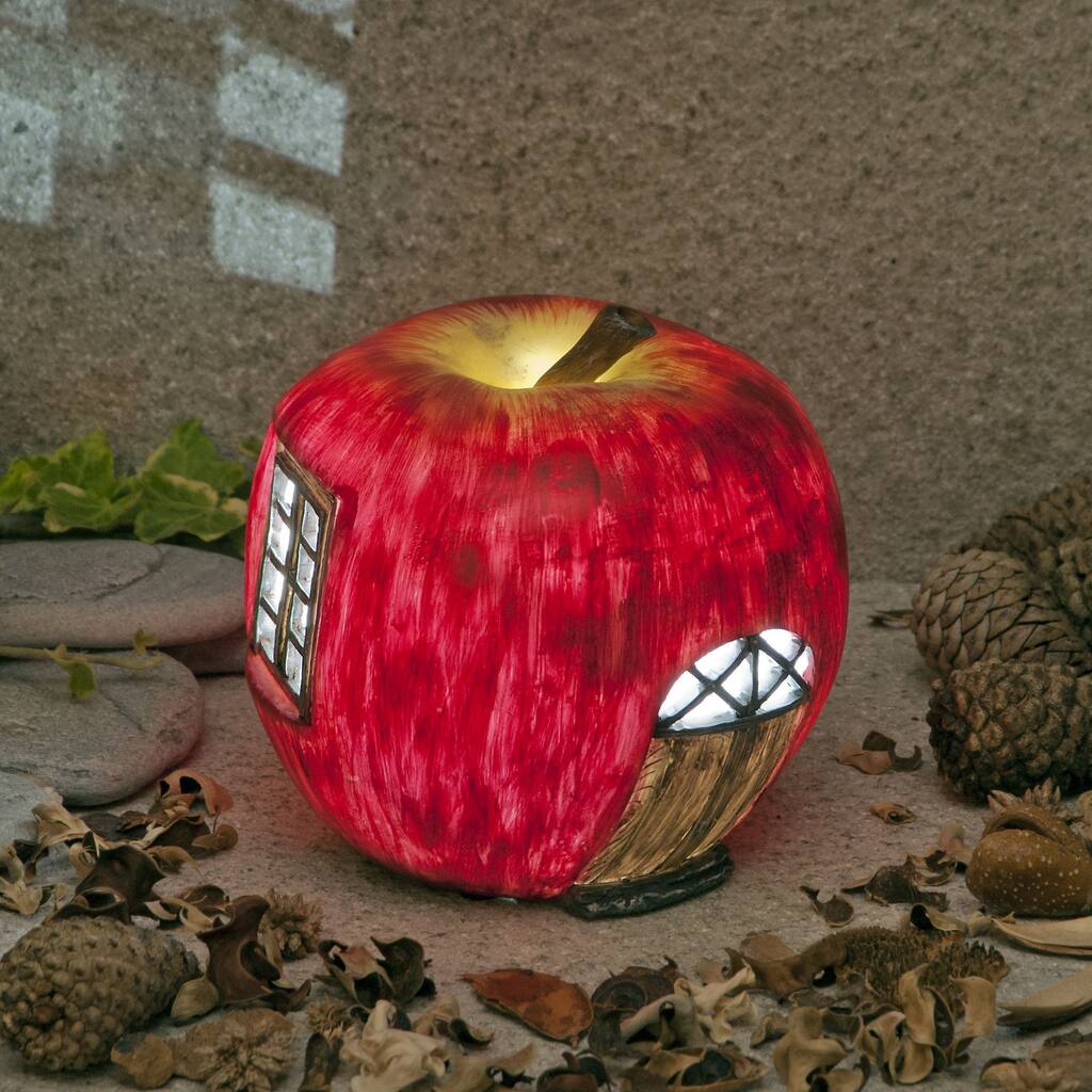 The Home of Meadow Corndancer Solar Garden Statue