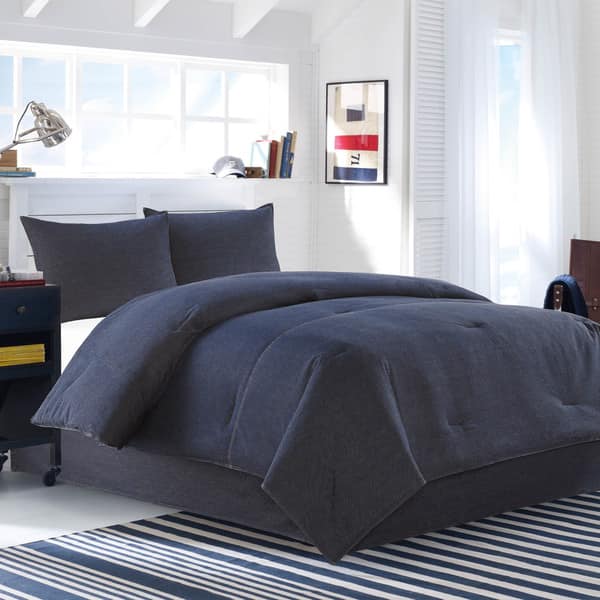 Shop Nautica Seaward Denim 3 Piece Duvet Cover Set Free Shipping