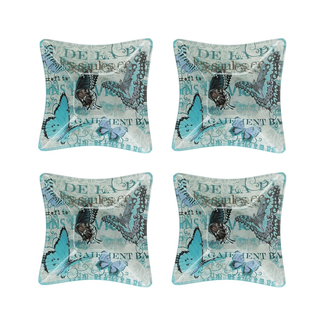 Notions Blue Butterfly Bowl (Set of 4)