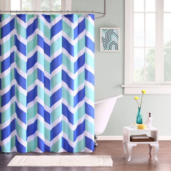 Mi Zone Jessie Microfiber Shower Curtain--3 Color Options
