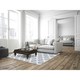 preview thumbnail 7 of 18, Jacquard Handmade Blue Cotton Medallion Area Rug