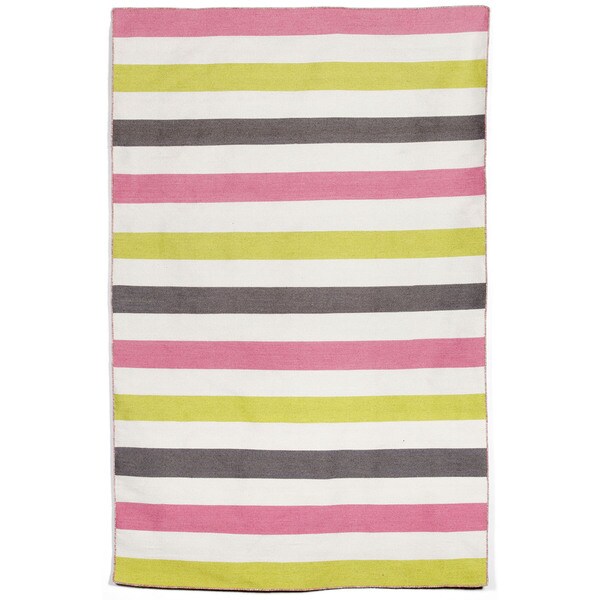 Bold Stripe Outdoor Rug (7'6 x 9'6) 7'6 x 9'6 Free Shipping Today