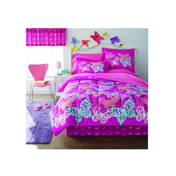 Butterflirific 8-piece Bed in a Bag Set