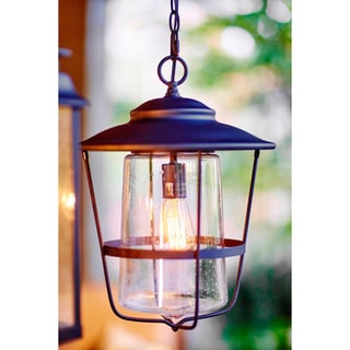 Creekside 1-light Black Outdoor Hanging Lantern