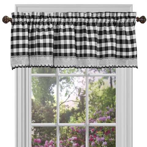 Classic Buffalo Check Window Panels and Valances