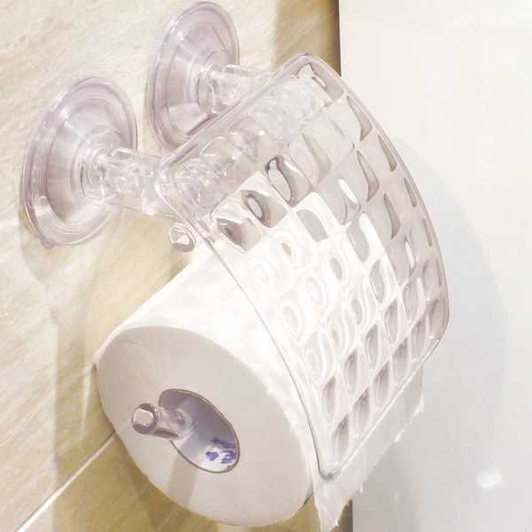 Push And Lock Long Lasting Clear Acrylic Suction Toilet Roll Push And Lock Long Lasting Clear Acrylic Suction Toilet Roll Dispenser