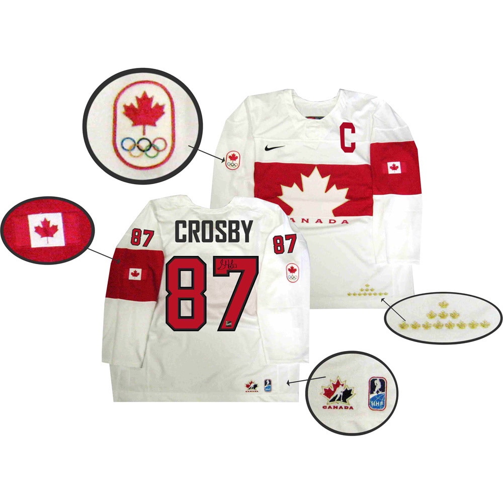 sidney crosby white jersey