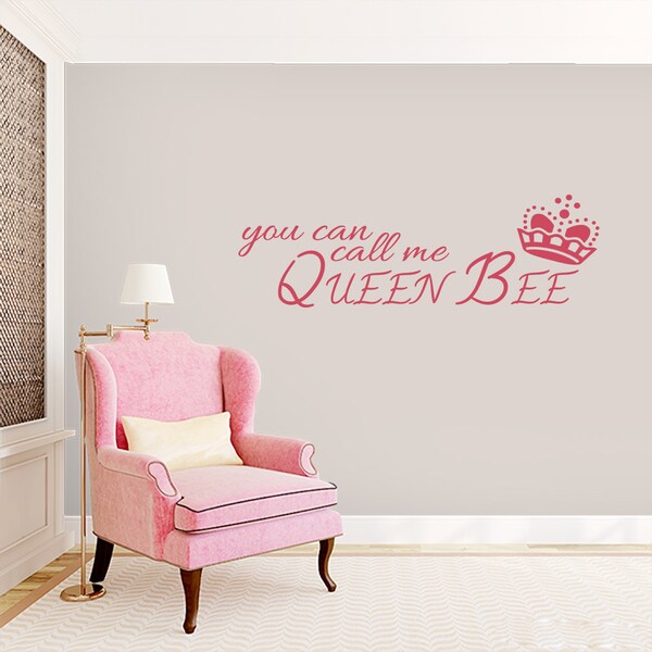 shop-you-can-call-me-queen-bee-wall-decal-48x15-on-sale-free