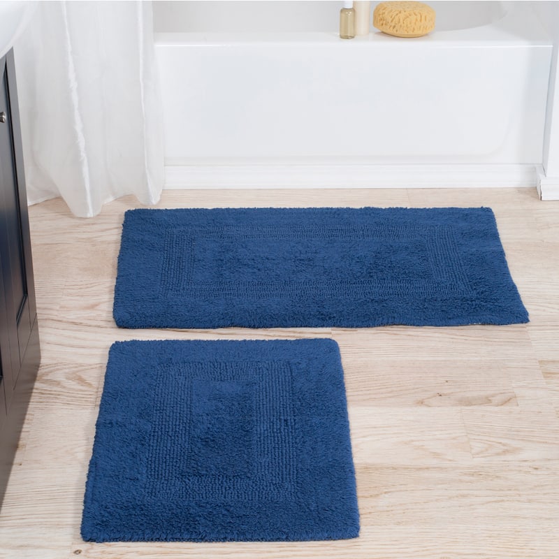 Windsor Home 100-percent Cotton 2-piece Reversible Rug Set