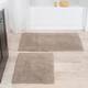 Windsor Home 100-percent Cotton 2-piece Reversible Rug Set - Taupe