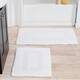 Windsor Home 100-percent Cotton 2-piece Reversible Rug Set - White