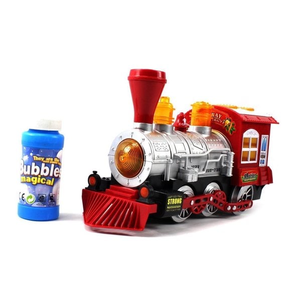 bubble blowing toy train