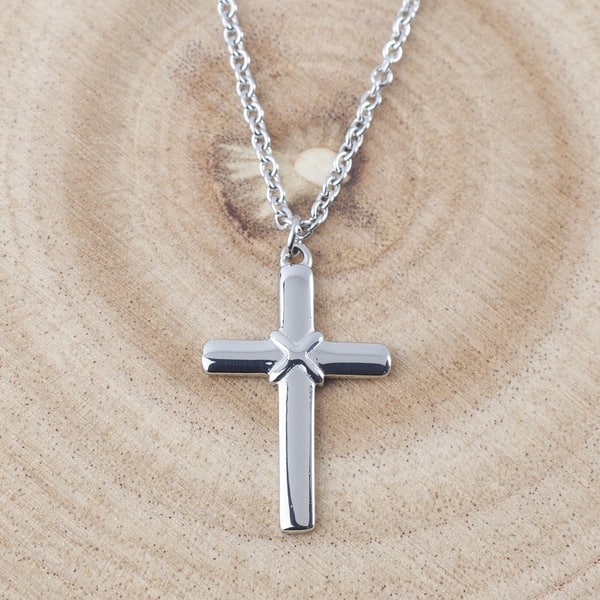 Infinity Cross Multi-strand Necklace Chain Crucifix Pendant Infinity Cross Multi-strand Necklace Chain Crucifix Pendant