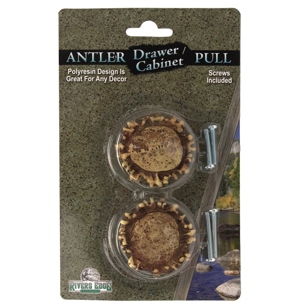 Rivers Edge Products Antler Drawer Handle/Knobs (Pack of 2)