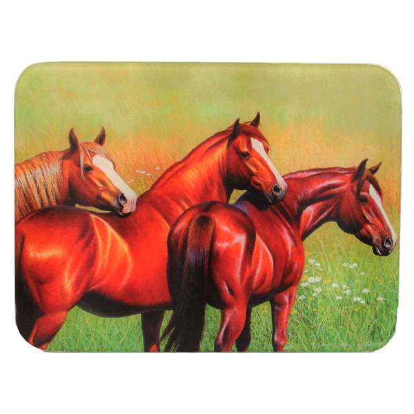 Rivers Edge Products 3-horse Cutting Board