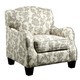 Dankona Fleur Living Room Accent Chair with Nailhead Trim - Free ...