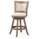 Melrose High Back Swivel Wood Counter Stool - Bed Bath & Beyond - 20559047