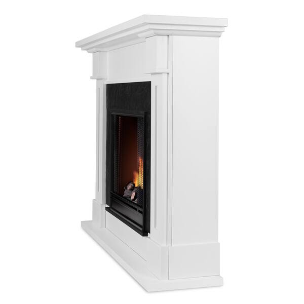 Shop Kipling Gel Fuel Fireplace White By Real Flame Overstock