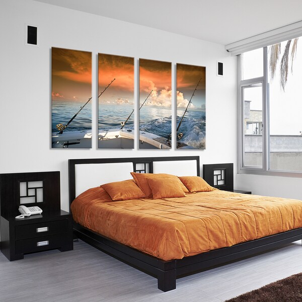Ready2HangArt Bruce Bain 'Daring Oasis' Canvas Art