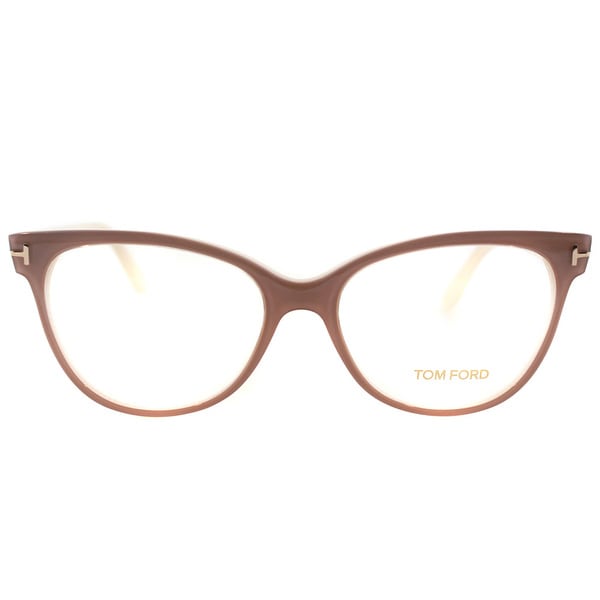 Tom Ford Womens FT 5291 074 Vintage Pink Plastic Cat Eye Eyeglasses
