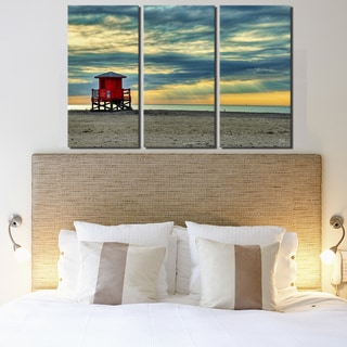 Solace' 3-Piece Wrapped Canvas Wall Art Set - Bed Bath & Beyond - 10352805