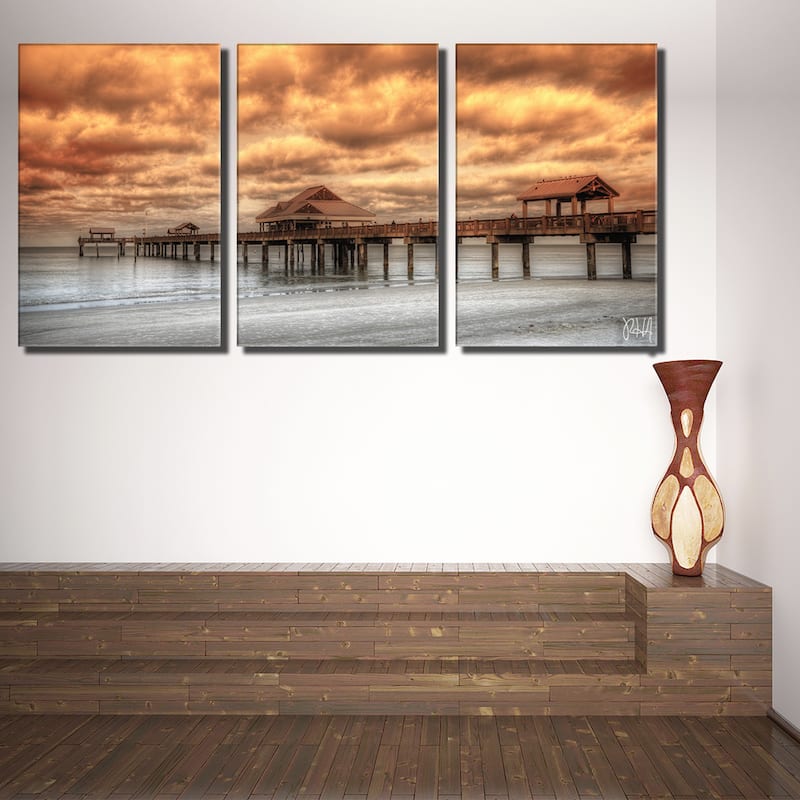 Vitality' 3-Piece Wrapped Canvas Wall Art Set