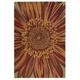 preview thumbnail 10 of 15, Nourison Fantasy Oversized Floral Area Rug 2'6" x 4' - Chili - Rectangle