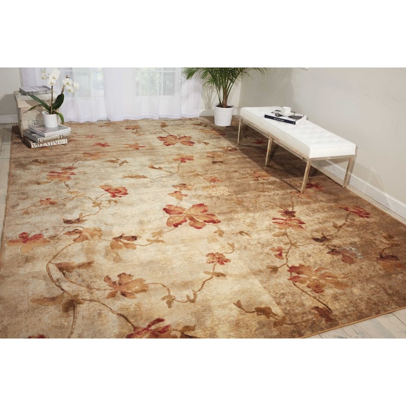 Nourison Somerset Casual Floral Area Rug - 7'9" x 10'10" - Multi - Runner/Rectangle