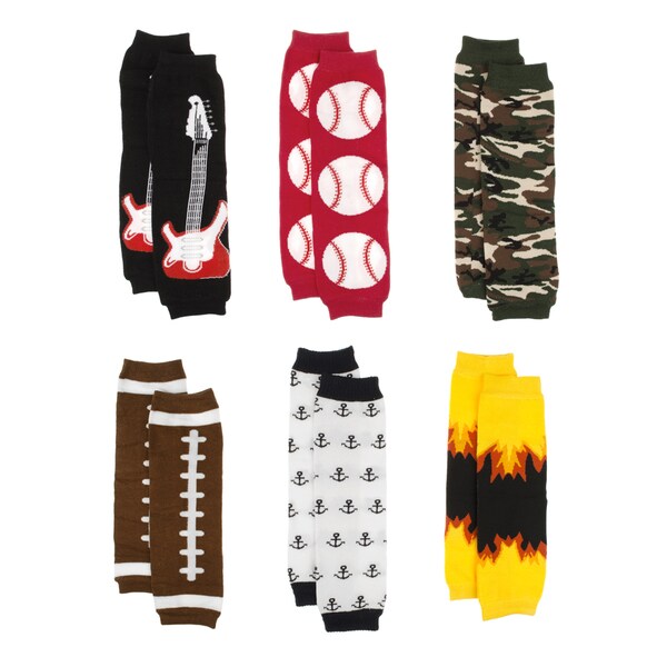 Shop Crummy Bunny Toddler Boy Legging Legwarmers (Set of 6) Free