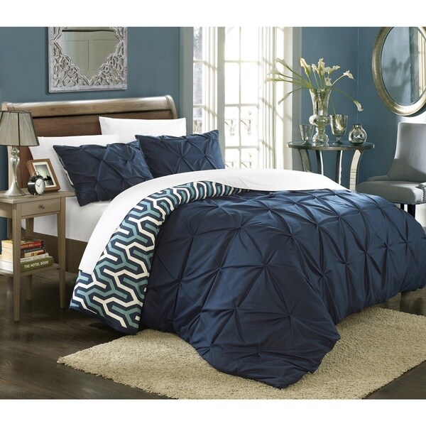 Chic Home Talitha Pinch Pleat 7-piece Duvet Set with Sheet Set