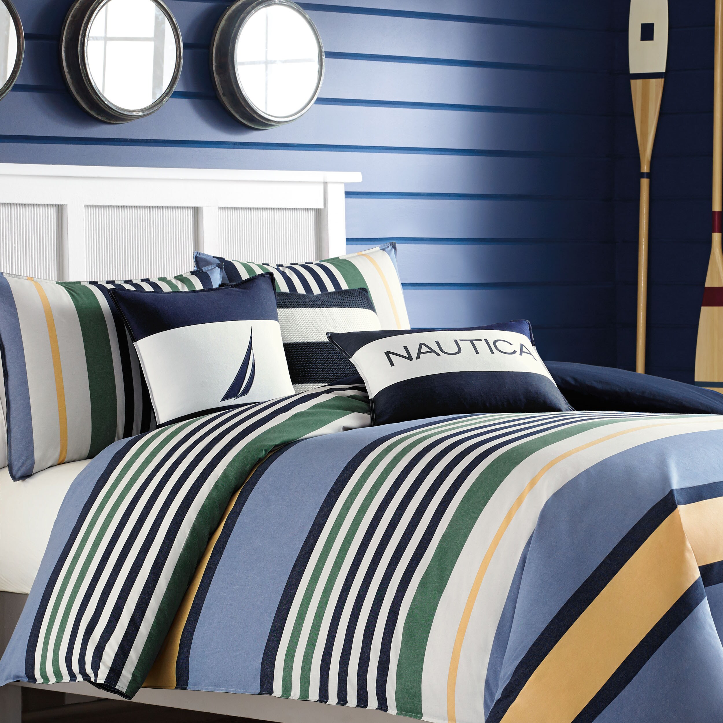 Shop Nautica Dover 3 Piece Duvet Cover Set On Sale Free