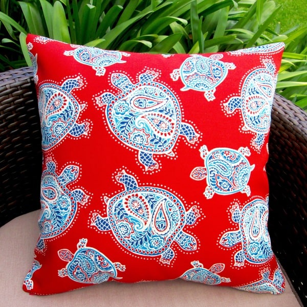 outdoor sea turtle pillows