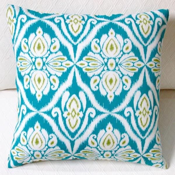 Artisan Pillows Indoor/Outdoor 18-inch Peacock in Blue Modern Geometric  Abstract Throw Pillow (Set of 2) - Bed Bath & Beyond - 10353513