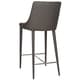 preview thumbnail 5 of 4, SAFAVIEH 26-inch Summerset Brown Counter Stool (Set of 2) - 22.9" x 18.9" x 37.4"