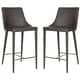 preview thumbnail 2 of 4, SAFAVIEH 26-inch Summerset Brown Counter Stool (Set of 2) - 22.9" x 18.9" x 37.4"