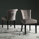 Ward Smoke Nailhead Ring Dining Chairs (Set of 2) - 20.1 x 24.6 x 34.8
